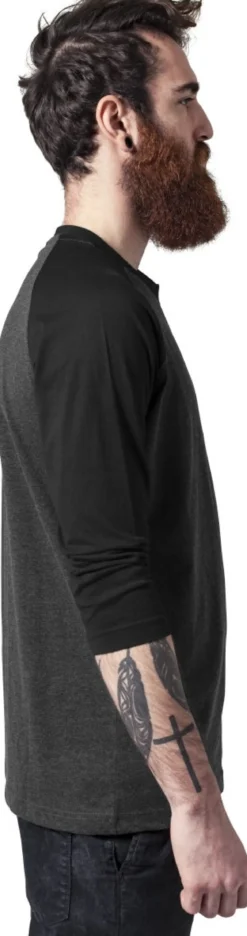 Urban Classics 3/4 - Paita, cha/blk