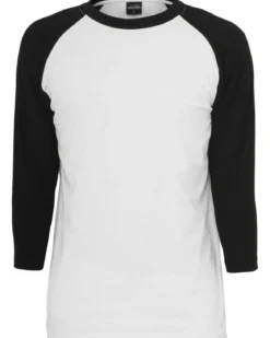 Urban Classics 3/4 - Paita, wht/blk