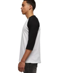 Urban Classics 3/4 - Paita, wht/blk