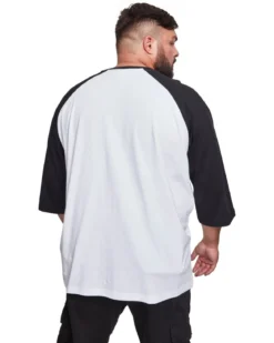 Urban Classics 3/4 - Paita, wht/blk