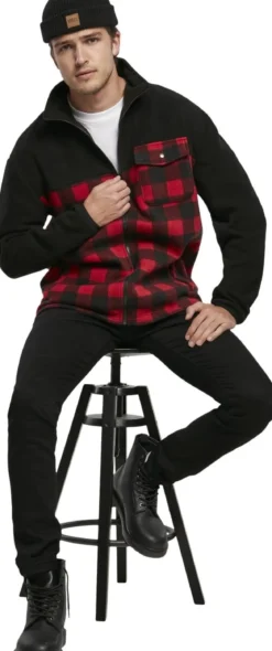 Urban Classics Patterned Polar - Fleece takki