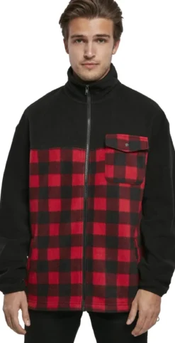 Urban Classics Patterned Polar - Fleece takki
