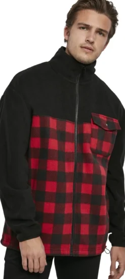 Urban Classics Patterned Polar - Fleece takki