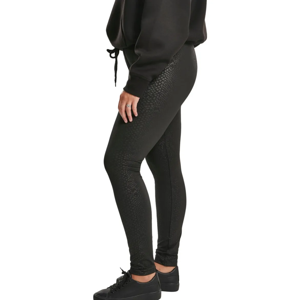 Urban Classics Pattern - Legginsit, black snake