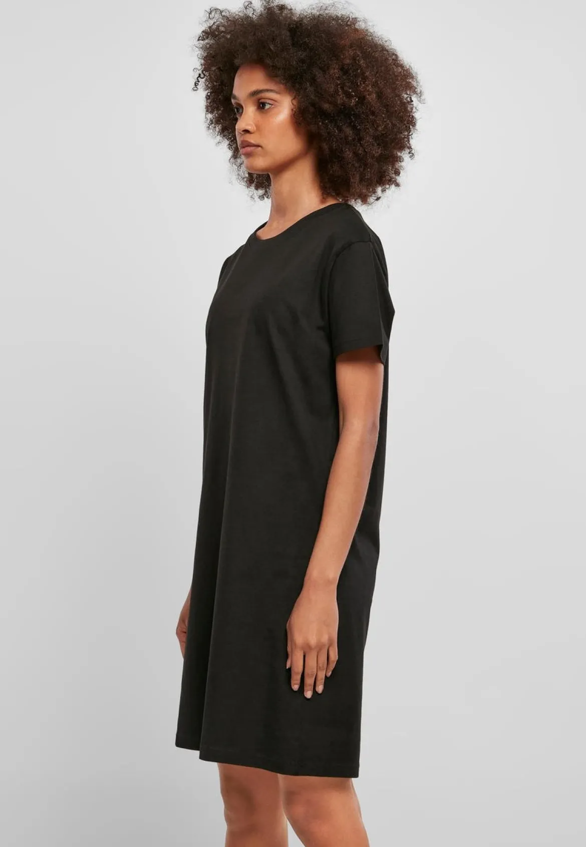 Urban Classics Recycled Cotton Boxy Tee - Naisten mekko, musta