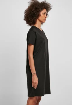 Urban Classics Recycled Cotton Boxy Tee - Naisten mekko, musta