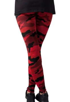 Urban Classics Red Camo - leggingsit