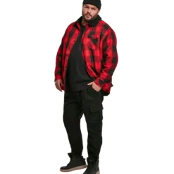 Urban Classics Sherpa Lined Shirt Jacket - Paitatakki
