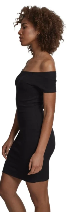 Urban Classics Shoulder Rib - mekko, musta