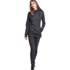Urban Classics Slub Terry High Neck - Naisten huppari