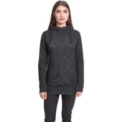 Urban Classics Slub Terry High Neck - Naisten huppari