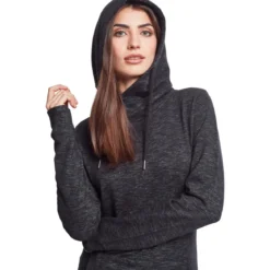 Urban Classics Slub Terry High Neck - Naisten huppari