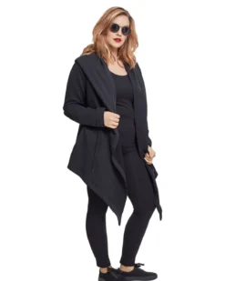 Urban Classics Sweat Cardigan - neuletakki, Musta