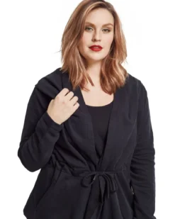 Urban Classics Sweat Cardigan - neuletakki, Musta
