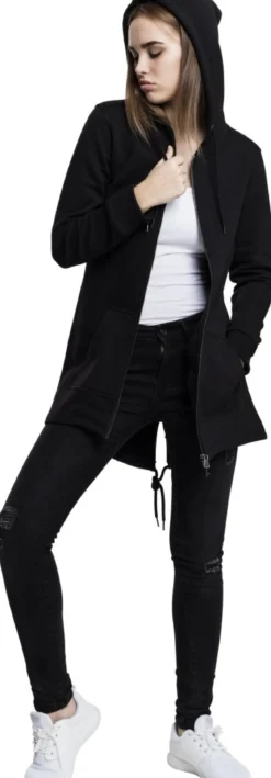 Urban Classics Sweat parka - Huppari, musta