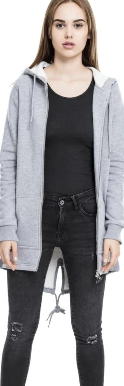Urban Classics Sweat parka - Huppari, harmaa