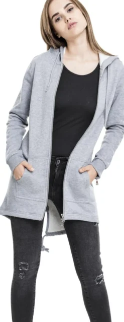 Urban Classics Sweat parka - Huppari, harmaa