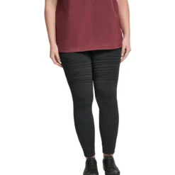 Urban Classics Tech Biker - Leggingsit, musta