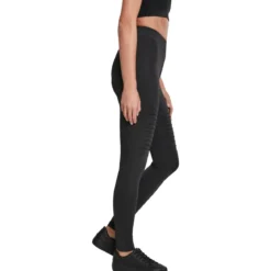 Urban Classics Tech Biker - Leggingsit, musta