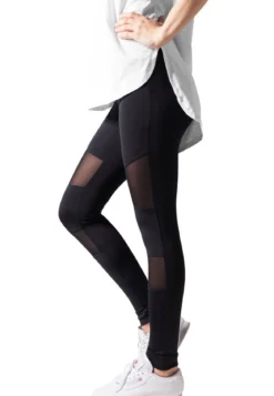 Urban Classics Tech Mesh - Leggingsit, black