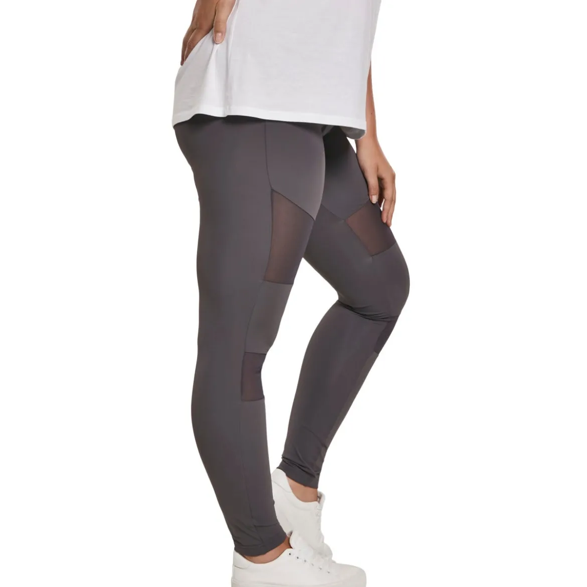 Urban Classics Tech Mesh - Legginsit, dark grey