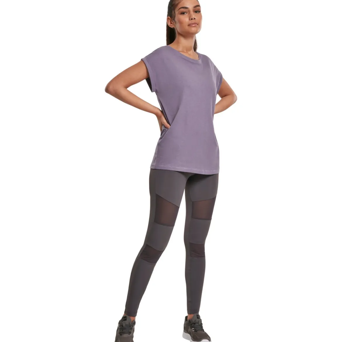 Urban Classics Tech Mesh - Legginsit, dark grey