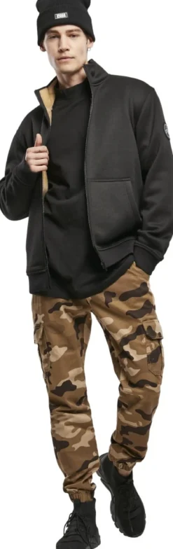 Urban Classics Teddy Bonded Zip - College takki