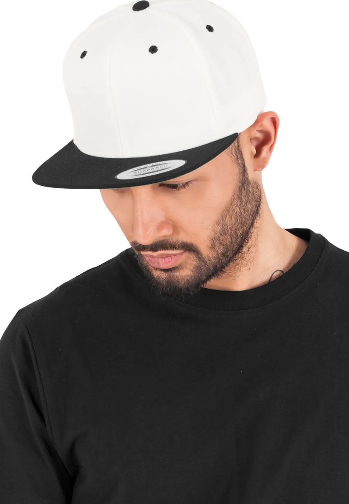 Urban Classics 2-Tone - lippis, musta valkoinen
