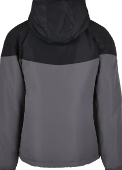 Urban Classics 2-tone Padded Windrunner - Tuulitakki, darkshadow