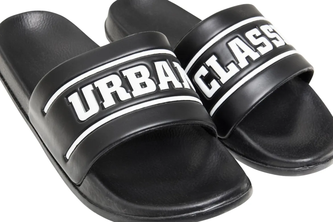 Urban Classics UC Slides - Rantasandaalit, Black