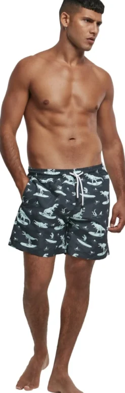 Urban Classics - Uimashortsit, surfing T-rex
