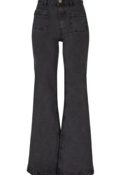 Urban Classics Vintage Flared - Farkut, black washed