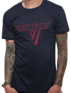 Van Halen Classic Red Logo - T-paita