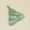 Vihreä aventuriini - Triquetra-riipus