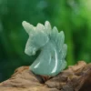Vihreä aventuriini yksisarvinen 5cm