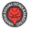 Viinapirun riivaama - haalarimerkki
