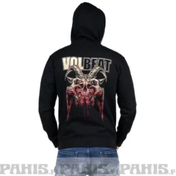 Volbeat Bleeding crown skull - Huppari
