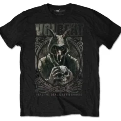 Volbeat goat with skull - T-paita