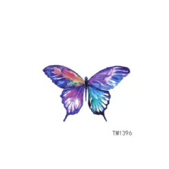 Watercolor butterfly - pieni siirtotatuointi