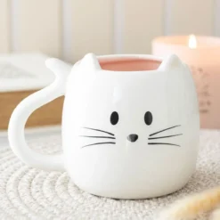 White Cat Shaped - Muki
