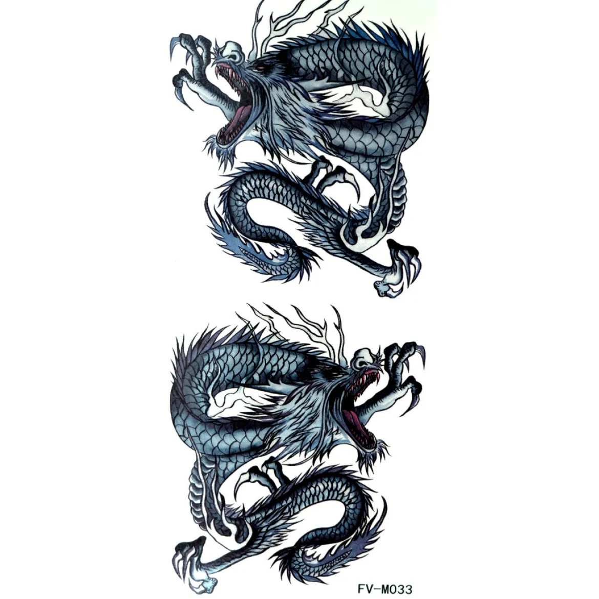 White Dragon - siirtotatuointi