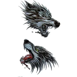 Wolves - siirtotatuointi